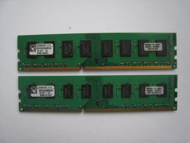 4GB kit Kingston Desktop memory RAM DDR3 dans Composants de système  à Laval/Rive Nord