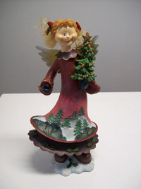 grande figurine porcelaine La Joyeuse 12 pouces (31cm)