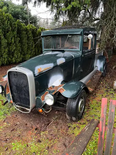 1933 Chevy stepside sits on a 1979 Chevy half ton frame over plays, ball joints, tie rod ends, Centu...