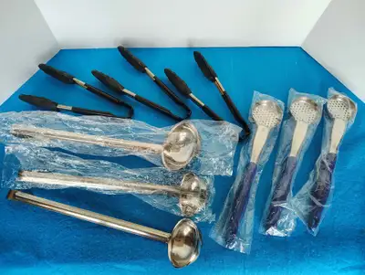 Commercial-Grade  Kitchen Utensils (Most brand new), View more