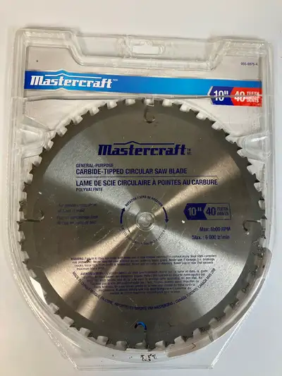 10 inch 40 Tooth Carbide Tipped Circular Saw Blade., View more