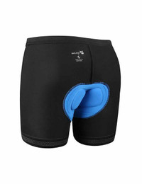 Baleaf Men's Padded Cycling Underwear Shorts, Small Black No Tax