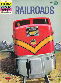 HOW and WHY Wonder Book of RAILROADS #5052 - 1964 Trains Railway