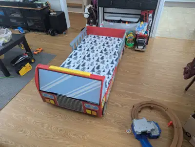 Fire truck toddlers bed, View more
