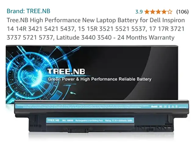 Replacement Batteries for Dell laptops in Laptop Accessories in Oshawa / Durham Region - Image 7