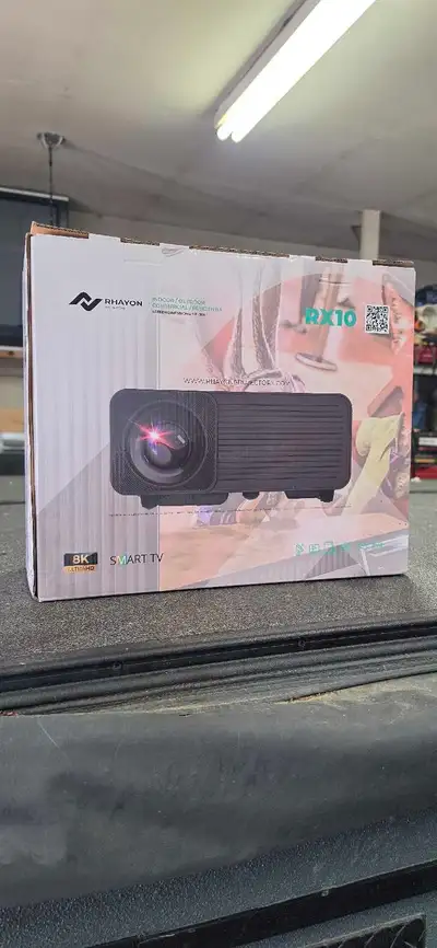 brand new projector and screen, View more