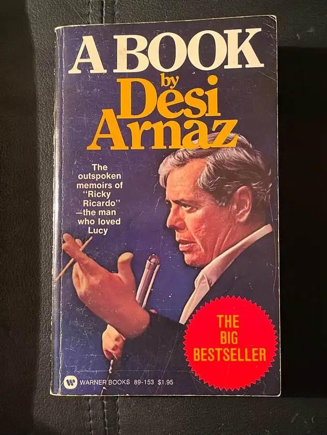 RARE A Book by Desi Arnaz first edition paperback