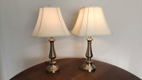 Pair of 26" Living Room Table Lamps