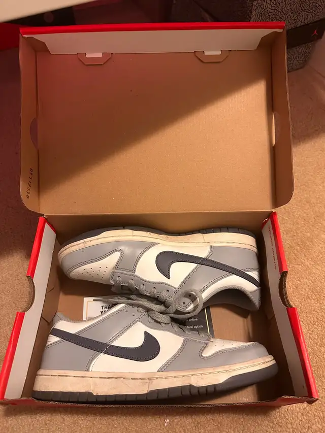 nike dunks grey colorway in Women's - Shoes in Ottawa - Image 2