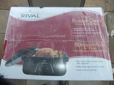 *NEW* Rival 16 Quart Roaster Oven, Cooks up to 16lb. Turkey, View more
