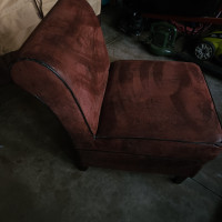 Cognac brown slipper chair(s)