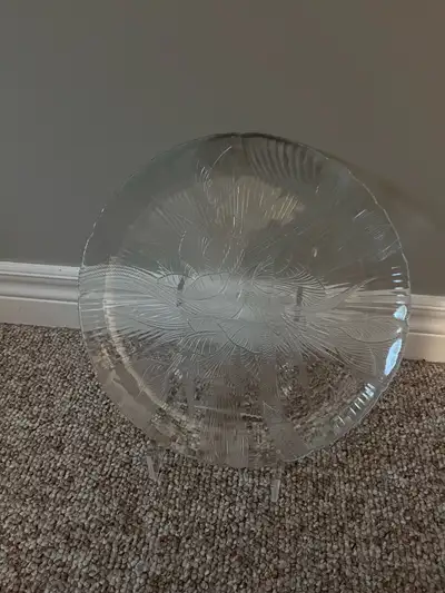 Glass Serving Plate