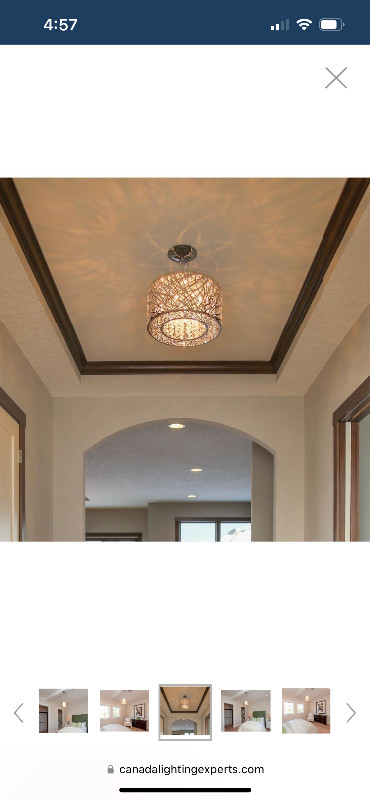 BEAUTIFUL CONTEMPORARY CHANDELIER - NEW IN BOX in Indoor Lighting & Fans in Mississauga / Peel Region - Image 2