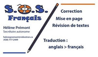 FRANÇAIS - Correction et traduction