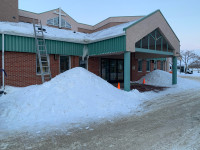Rooftop snow removal at low cost 