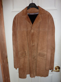 Men's Genuine Suede Winter Coat