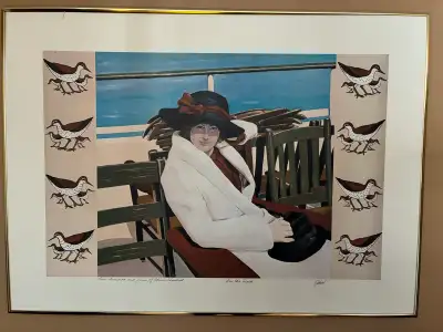 Diann Haist Signed Limited Edition Print  "On the Deck" (204/300, View more
