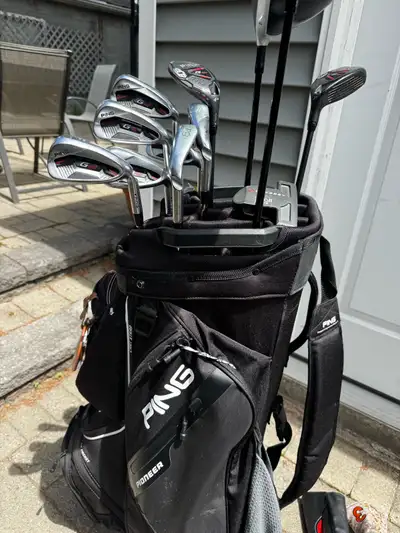 Ping G410 clubs and Taylor made M6 Driver and 3 wood, View more