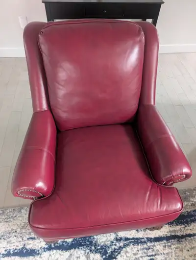 Red Burgundy chair, View more