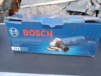 New Bosch 13 Amp 5" Grinder, View more