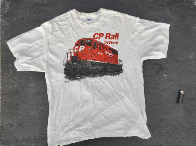 Vintage CP Rail System T-Shirt in Men's in Kawartha Lakes