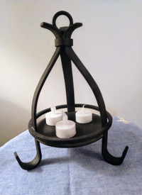 Vintage Candle Holder wrought iron