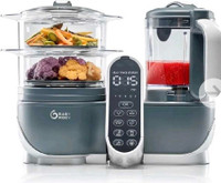 6 in 1 Food Processor with Steam Cooker, Multi-Speed Blender