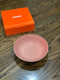 New Le Creuset Salmon Pink Cereal Bowl