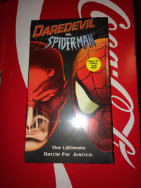 Daredevil vs. Spider-Man VHS (2003) Factory Sealed Animated READ