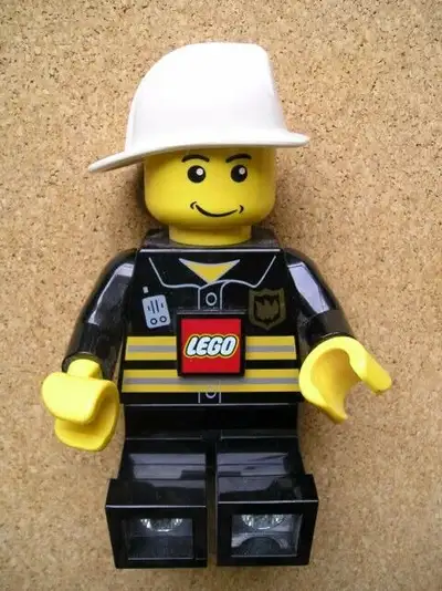 Lego 2 LED Dynamo Torch Firefighter, 8 inches high $25 LEGO Kids 9000560 Legends of Chima Laval Alar...