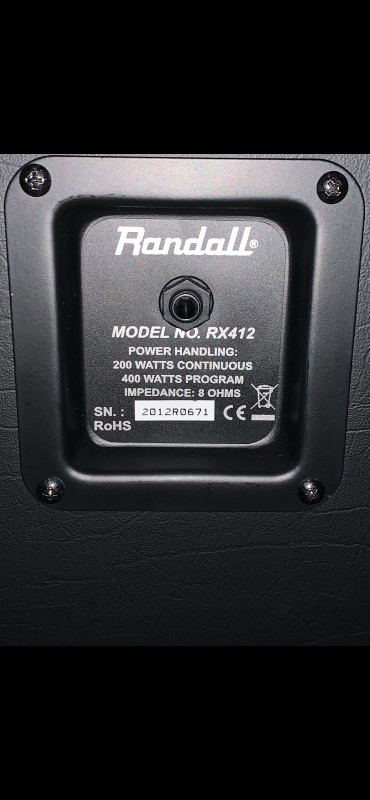 Randall RX 4x12 Cabinet in Amps & Pedals in Hamilton - Image 2
