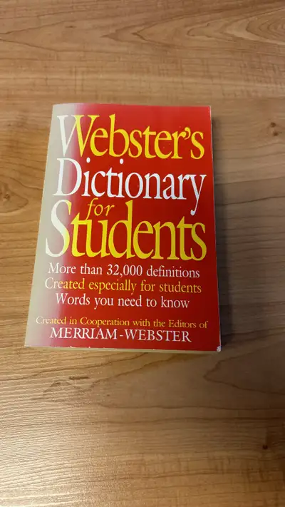 Webster's Dictionary, View more