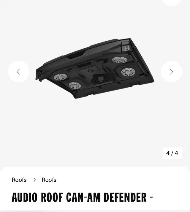 canam defender hd10 JL audio roof  in ATVs in Bedford - Image 2