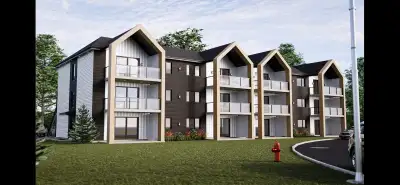 Appartements 4 1/2 neufs situés dans le village de Saint-Grégoire (rue Leduc) • Internet inclus (Wi-...