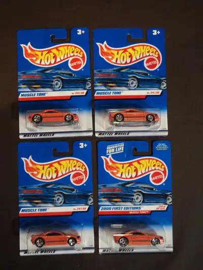 HOT WHEELS MUSCLE TONE #84 VARIATION LOT OF 4, View more