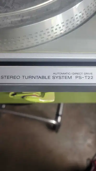 Sony turntable PS T22, View more