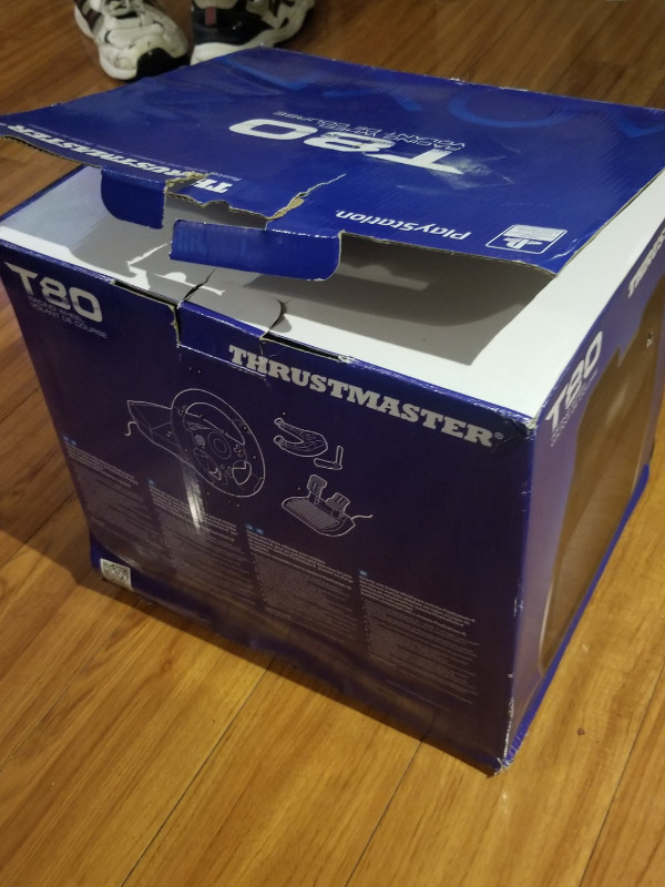 Selling Thrustmaster T80 PS4/3 Wheel - Box opened & Tested in Sony Playstation 4 in Winnipeg - Image 3