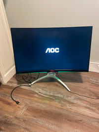 AON 31.5  LCD curved gaming monitor