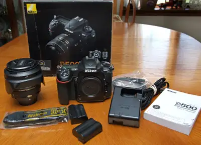 NIKON D 500 CAMERA & NIKON 16 - 80 F 2.8 LENS, View more