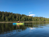 Kayak de lac ou de mer à pédales