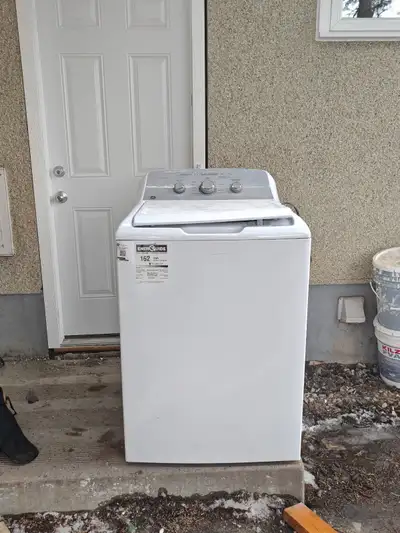 White GE topload washer, View more