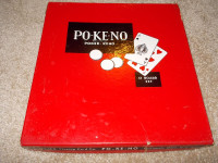Po-Ke-No Poker-Keno 12 Board Set--nice vintage game!