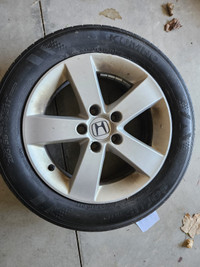 Honda Civic tire  and rim,