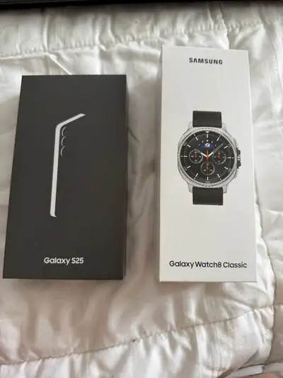 Samsung S25 and classic 8 watch combo, View more