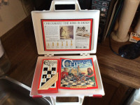 CHESS SET & BOOK & CARRY CASE 4 KIDS
