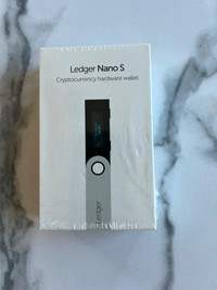 Brand new/never opened — Ledger Nano S (crypto hardware wallet)