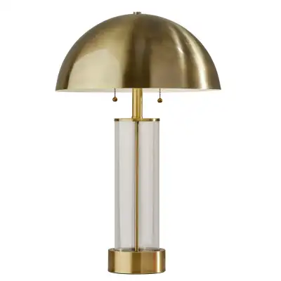 Troy Table Lamp Antique Brass, View more