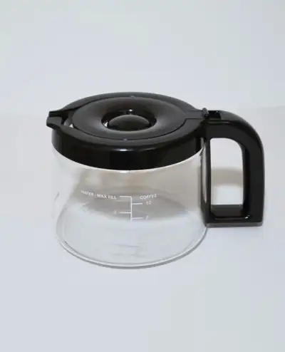 KitchenAid 10-Cup Glass Coffee Carafe with Lid Glass carafe measures 5.75" in diameter. Overall dime...