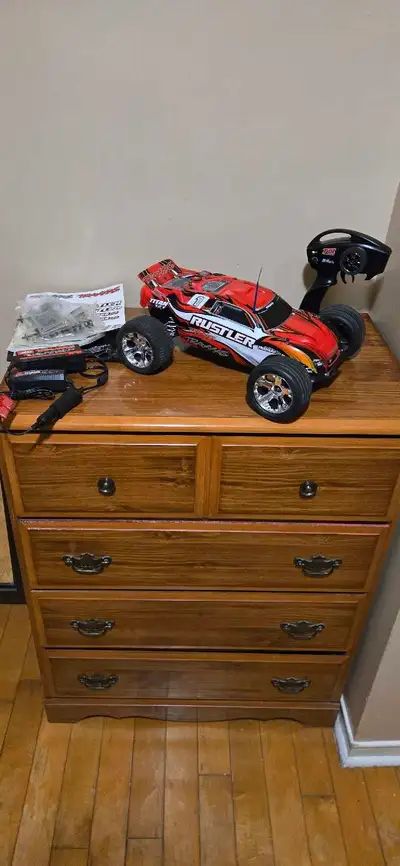 Traxxas 1/10 Rustler 2WD Extreme RedX RC, View more