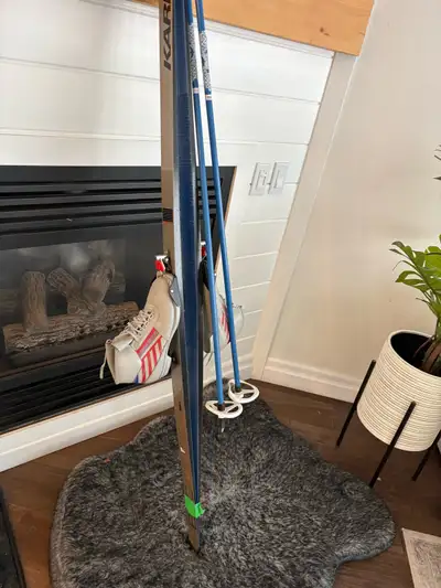 women’s cross country ski set 190cm skis and 8 boots , View more